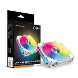 Cougar S0241301 - Box Ventilator Apolar 120 Ø 12 cm White ARGB