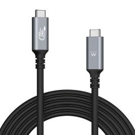 Ewent M0311532 - Câble USB-C EC1070 Noir 1 m