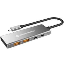 Conceptronic M0520995 - Hub USB HUBBIES15G Grau