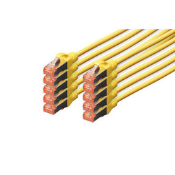 Digitus by Assmann S7737689 - UTP starres Netzwerkkabel der Kategorie 6 DK-1644-0025-Y-10 Gelb 25 cm