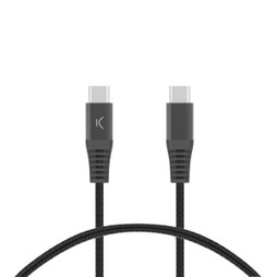 KSIX S1906500 - USB-C zu USB-C-Kabel Schwarz