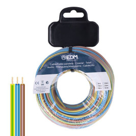 EDM Product S7925646 - Parallel cable EDM 28733 Blue Brown 5 m Reel h07z1-k