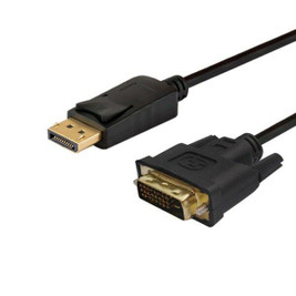 Savio S9115468 - Adapter DisplayPort auf DVI CL-122 Schwarz 3 m