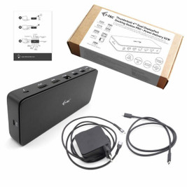 i-Tec S55275750 - USB Hub TB4DUALDPDOCKPDPRO Black