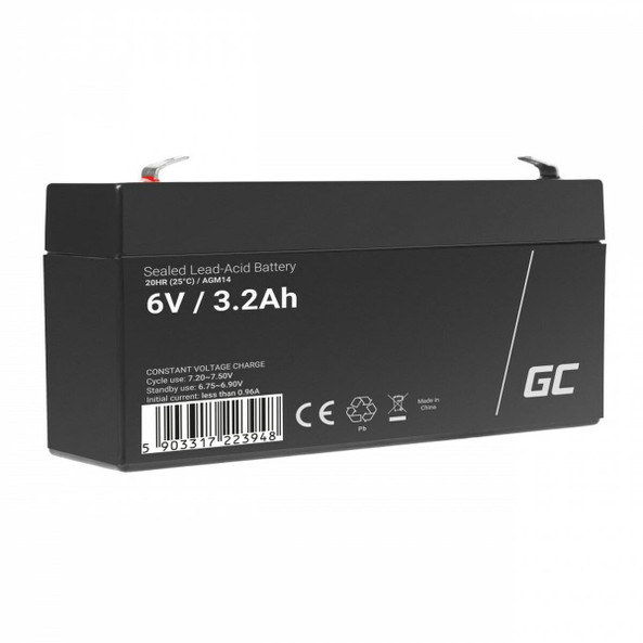Green Cell S91103049 - Batterie für Unterbrechungsfreies Stromversorgungssystem USV AGM14 6 V