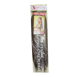 X-Pression S4262417 - Hair extensions Pre Peigne Brown 2 Units