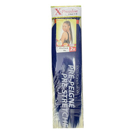 X-Pression S4262413 - Hair extensions Pre Peigne Blue 2 Units