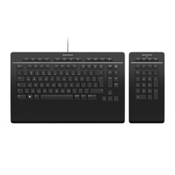 3Dconnexion M0317793 - Clavier Keyboard Pro with Numpad Noir Espagnol Qwerty