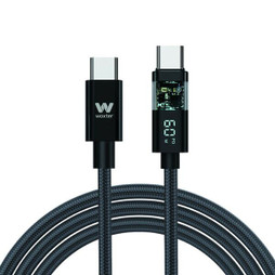 Woxter S0455444 - USB-C-Kabel Schwarz 2 m