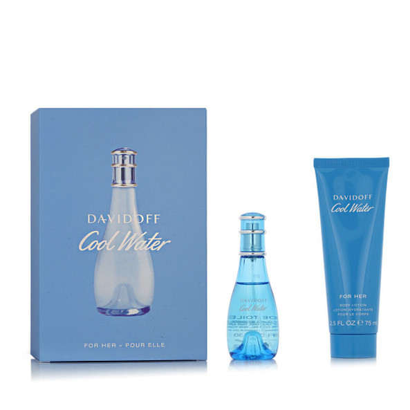Davidoff S8318227 - Set de Parfum Femme Cool Water 2 Pièces