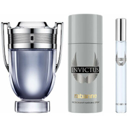 Paco Rabanne S05127223 - Set de Parfum Homme Invictus 3 Pièces