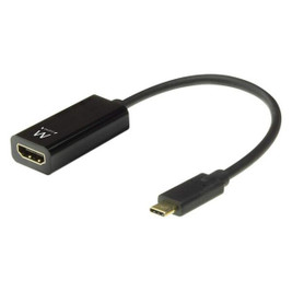 Ewent M0319154 - Adaptateur USB-C vers HDMI EW9823 Noir 15 cm 4K Ultra HD (1 Unité)