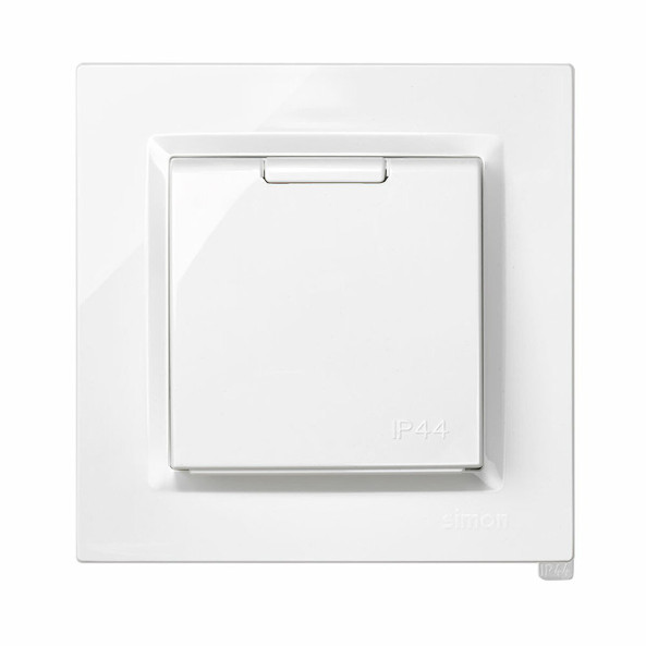 Simon S7925283 - Plug socket 2p+t monobloc Plastic 230 V 16 A Type F