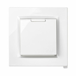 Simon S7925283 - Plug socket 2p+t monobloc Plastic 230 V 16 A Type F