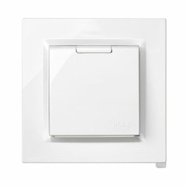 Simon S7925283 - Plug socket 2p+t monobloc Plastic 230 V 16 A Type F
