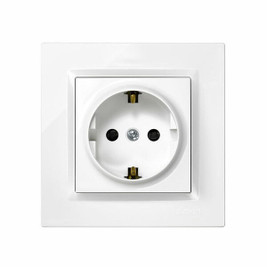 Simon S7925282 - Plug socket 2p+t Plastic 230 V 16 A Type F