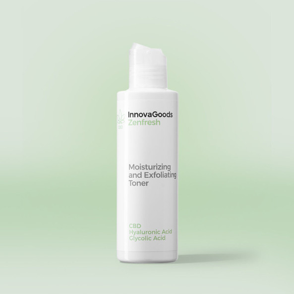 InnovaGoods V0103740 - Tonique Hydratant et Exfoliant pour le Visage CBD Zenfresh 150 ml