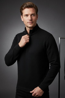 Front Row FR045 - PREMIUM PIQUE 1/4 ZIP TOP