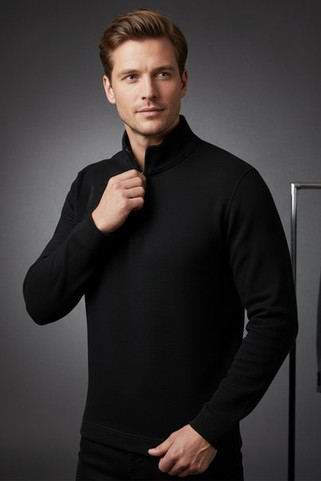 Front Row FR045 - PREMIUM PIQUE 1/4 ZIP TOP