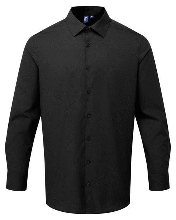 Premier Workwear PR203 - MENS LONG SLEEVE POPLIN SHIRT