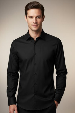 Premier Workwear PR203 - MENS LONG SLEEVE POPLIN SHIRT