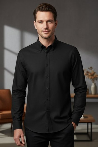 Premier Workwear PR284 - OXFORD MENS LONG SLEEVE SHIRT