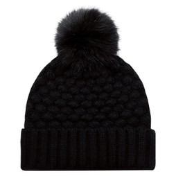AJM 9L580L - Acrylique, Toque (fausse fourrure à pompon 12cm, pour femmes)