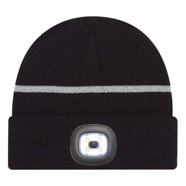 AJM 9X190M - Acrylic Cuff Toque with LED light (Reflective, Safety)