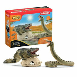 Schleich S71004290 - Playset Alligator/Anaconda Duel Set