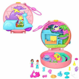 Polly Pocket S71009043 - Baby Doll with Accessories Moped Adventure