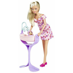 Simba S71008557 - Baby Doll with Accessories Steffi Love