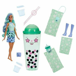 Barbie S71009039 - Babypuppe mit Zubehör Pop Reveal Scented Doll Bubble Tea Series