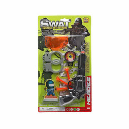 BigBuy Carnival M0704968 - Police Set Black