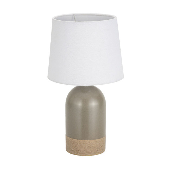 Versa S3414235 - Desk lamp Duo Linen Ceramic 40 W 18 x 32,5 cm