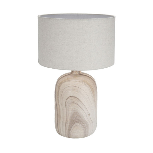 Versa S3414231 - Desk lamp Linen Ceramic 40 W 32,5 x 52 cm Rustic