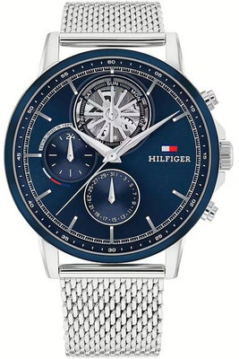Tommy Hilfiger S7296885 - Men's Watch STEWART Silver (Ø 44 mm)