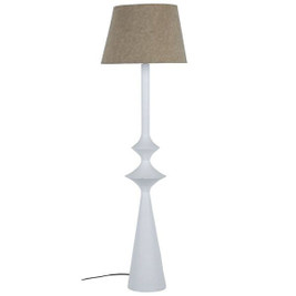 Home ESPRIT S3059807 - Lampadaire Blanc 43 x 43 x 150 cm