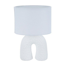 Versa S3412841 - Desk lamp White Ceramic 18 x 28 cm