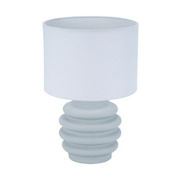 Versa S3412832 - Desk lamp Linen Ceramic 22 x 33 cm