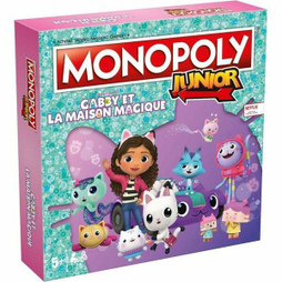 Winning Moves S71011971 - Board game Monopoly Junior Gabby and the Magic House