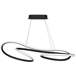 Activejet S91106002 - Suspension AJE-LARO LW Blanc Noir 64 w 7800 Lm