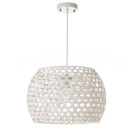 BigBuy Home S8807529 - Suspension Blanc 60 W