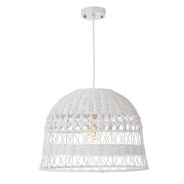 BigBuy Home S8807520 - Suspension Blanc 60 W