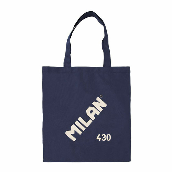Milan S7925076 - Fabric bag 1918 Navy Blue 38 x 41 cm