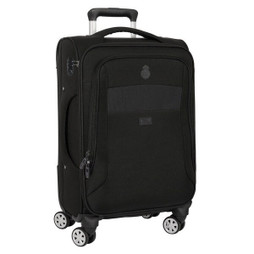 Real Madrid C.F. S4311346 - Cabin Trolley Premium Black 20 35 x 51 x 20 cm