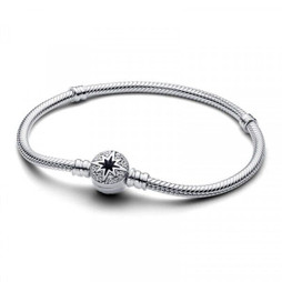 Pandora S72114383 - Bracelet Femme NORTH STAR CLASP SNAKE CHAIN - SIZE 19 19 cm Argenté