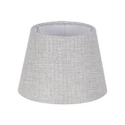 BigBuy Home S8806768 - Lampenschirm Grau Polyester 25 x 25 x 18 cm