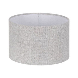 BigBuy Home S8806751 - Lampenschirm Grau Polyester 35 x 35 x 22 cm