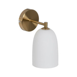 BigBuy Home S8806287 - Applique Blanc Doré 60 W 19 x 12 x 23,5 cm