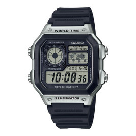 Casio S72114156 - Montre Homme CASIO SPORT   WORLD TIME ILLUMINATOR 5 ALARMS